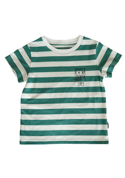 Mix Tape Sage Stripe Classic Tee