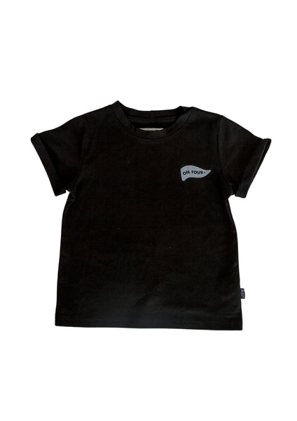 On Tour Casual Tee - Black