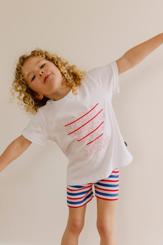 Take Me Home Casual Tee - Bubble Gum