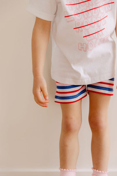 Traveller Stripe Bike Shorts