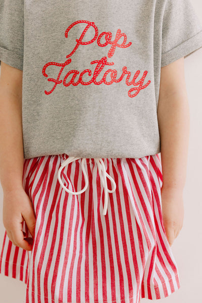 Pirate Striped Mini Skirt