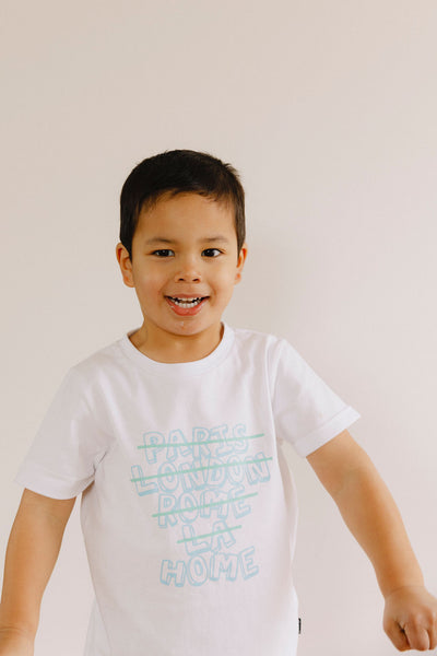 Take Me Home Casual Tee - Ice Blue