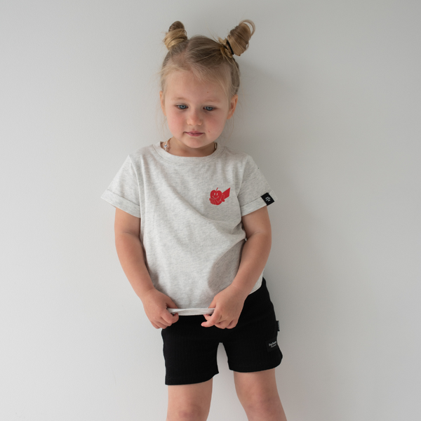 DAILY BIKE SHORTS - BLACK  - One Left (size 1-2y)