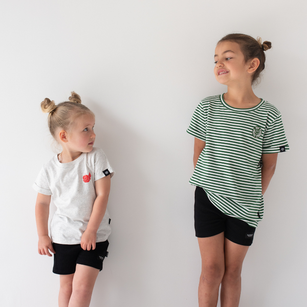 DAILY BIKE SHORTS - BLACK  - One Left (size 1-2y)